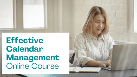 effective calendar management online course