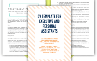 CV template for Assistants